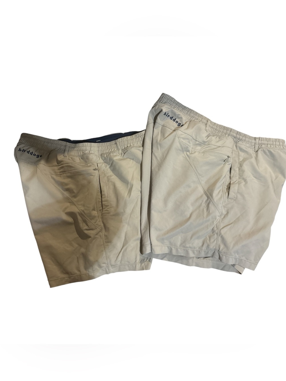 Bundle-Birddogs Khaki Shorts with Navy Blue lined shorts